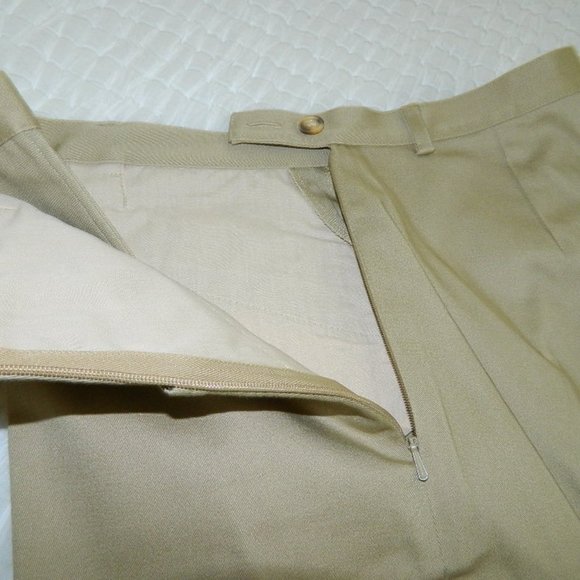 Boston Proper High Waisted Twill Flat Front Pants , Size 10 - Picture 3 of 13